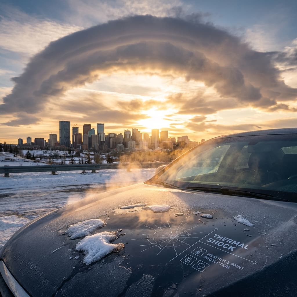 Chinooks and Car Paint: The Freeze-Thaw Damage Cycle — Calgary auto protection guide