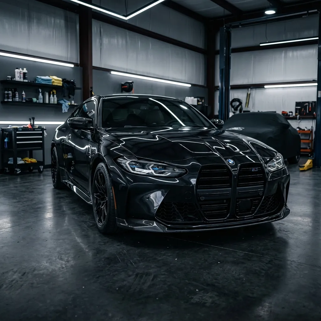 BMW paint protection film Calgary - rock chip guard professional PPF installation