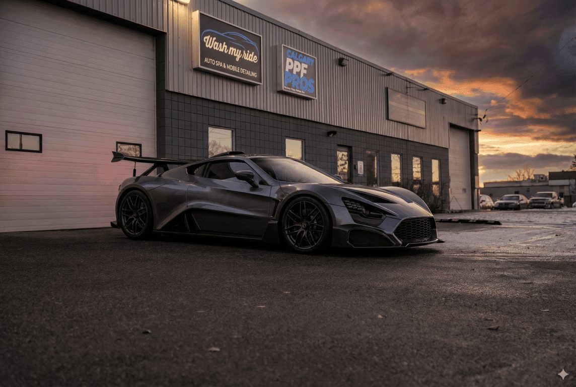 Calgary PPF Pros premium installation facility - paint protection film ceramic coating window tinting professional shop