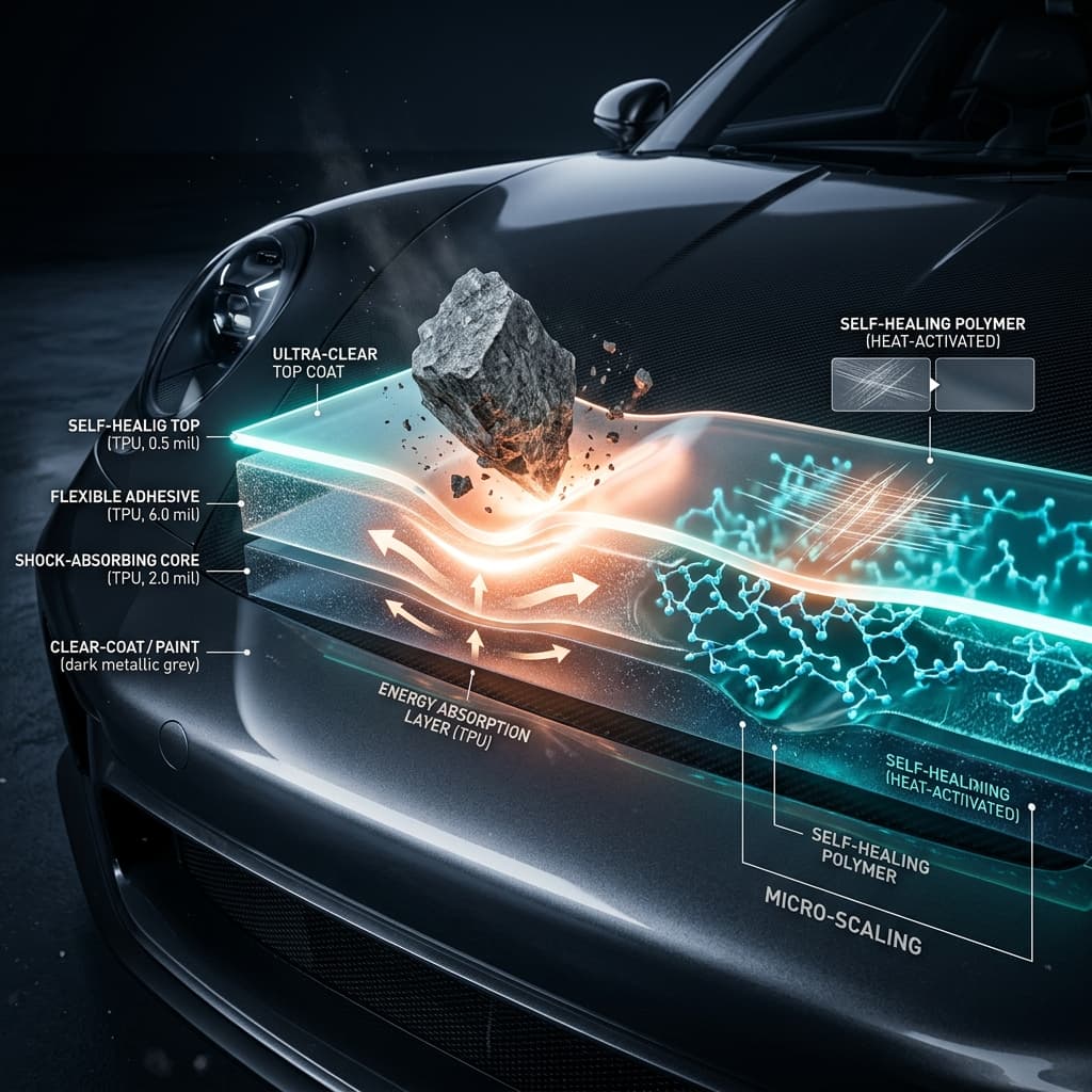 How Paint Protection Film Actually Works: The Material Science Behind PPF — Calgary auto protection guide