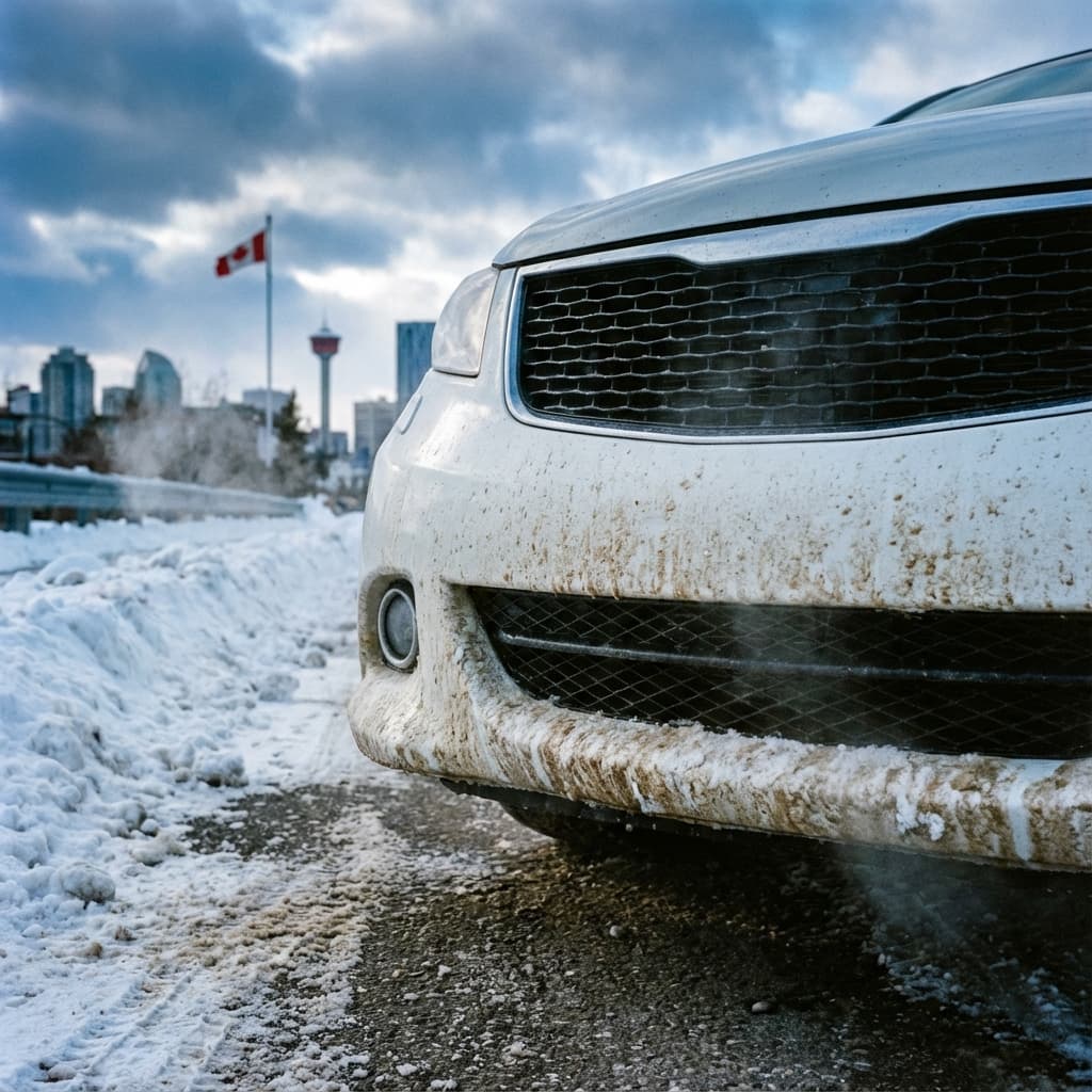 Is PPF Effective Against Calcium and Salt Used on Roads in Calgary? — Calgary auto protection guide