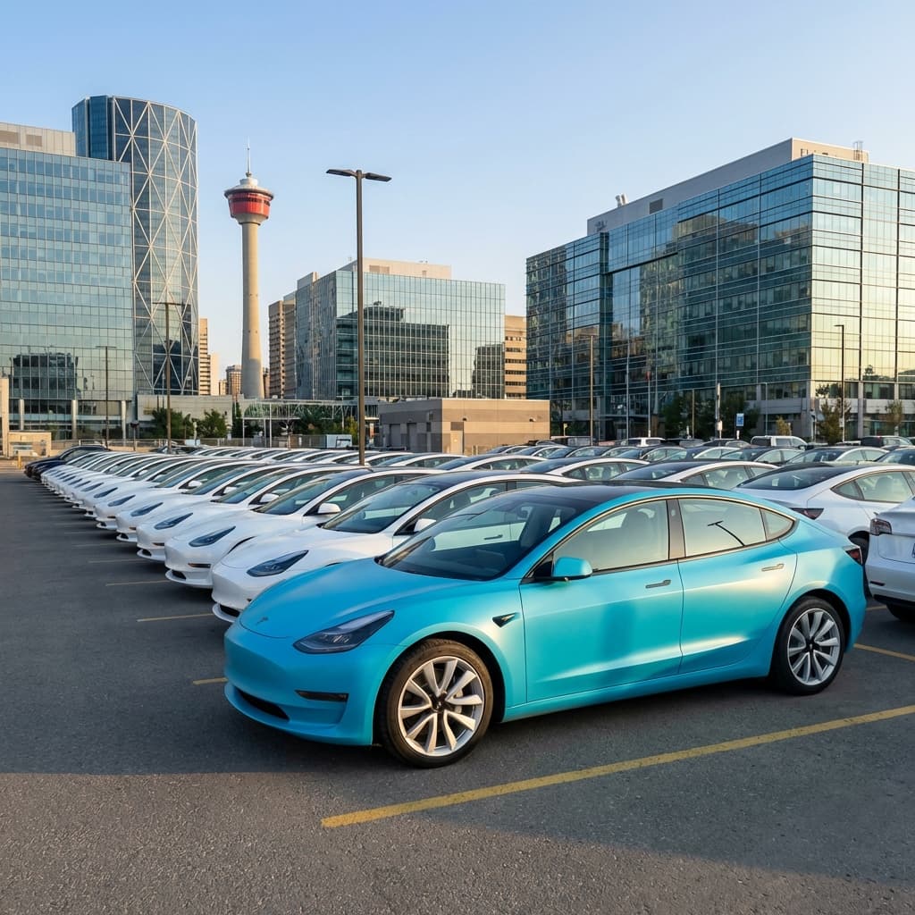 The Tesla Problem: Why Every Model 3 & Y Needs Colored PPF Calgary automotive protection blog by Amro
