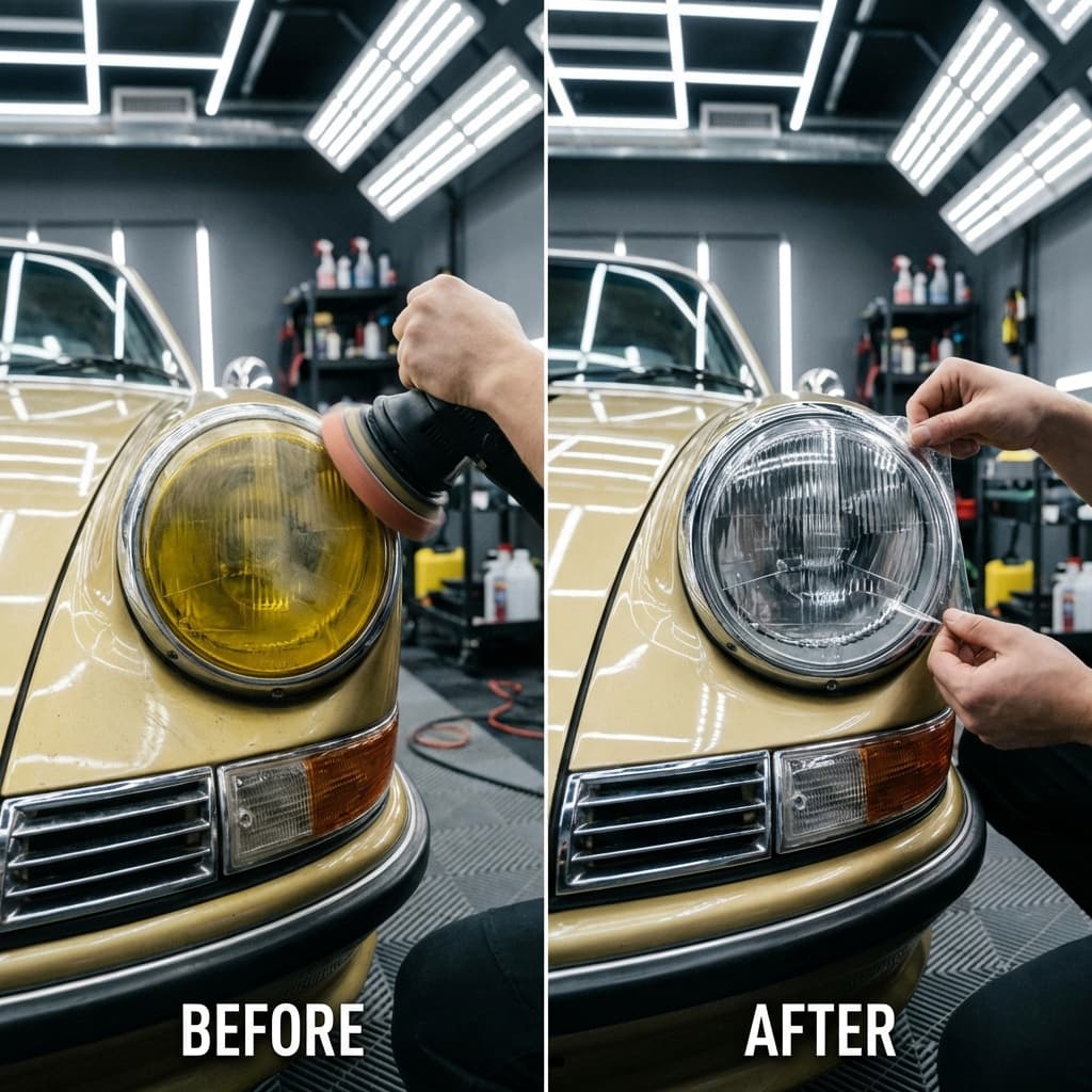 Headlight Restoration & Protection: See Clearly at Night — Calgary auto protection guide