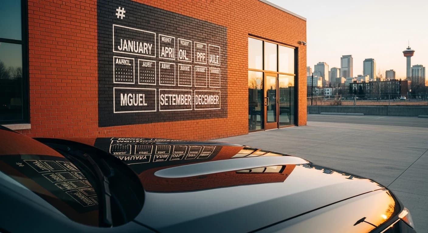 Best Month to Install PPF in Calgary: 2026 Booking Calendar — Calgary auto protection guide