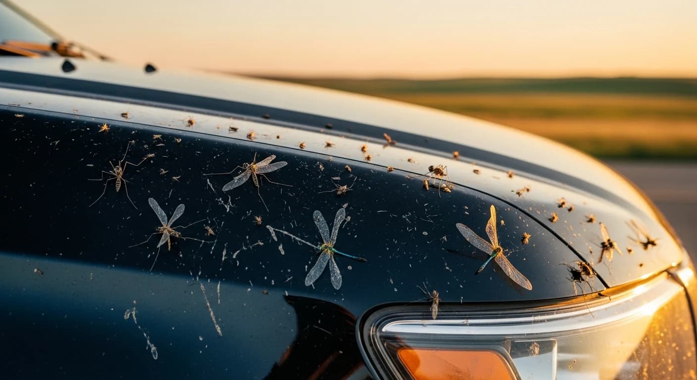 Bug Splatter & Mosquito Paint Damage: Calgary 2026 Guide — Calgary auto protection guide