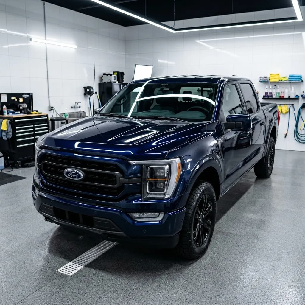 Ford F-150 paint protection film Calgary - rock chip guard professional PPF installation