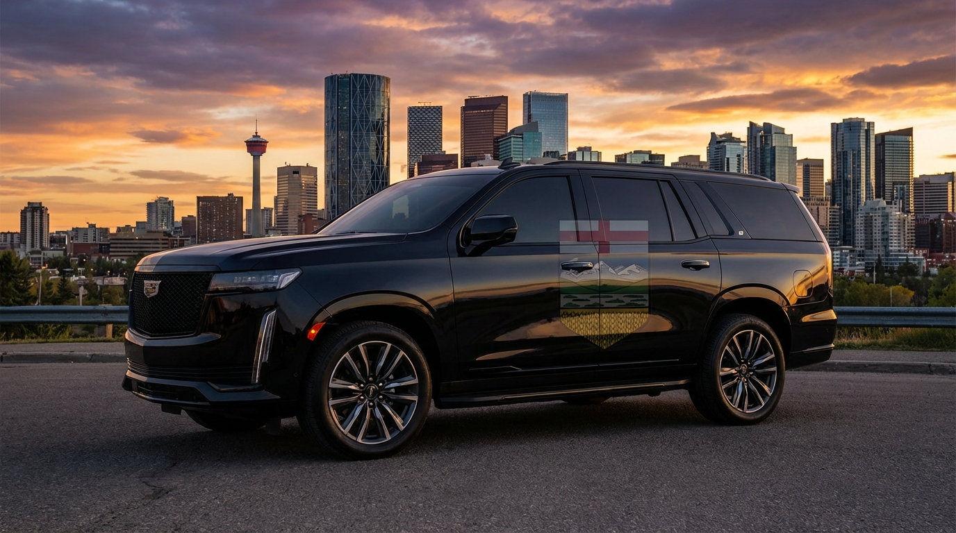 Window tinting laws in Alberta 2026 - Legal guide for Calgary drivers showing tint percentages and regulations