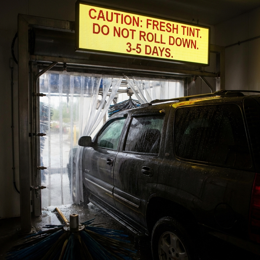 Is It Safe to Use Automatic Car Washes with Newly Installed Tint?