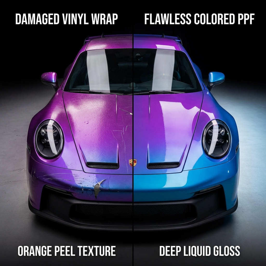 Colored PPF vs Vinyl Wrap: The Death of the Sticker Era?
